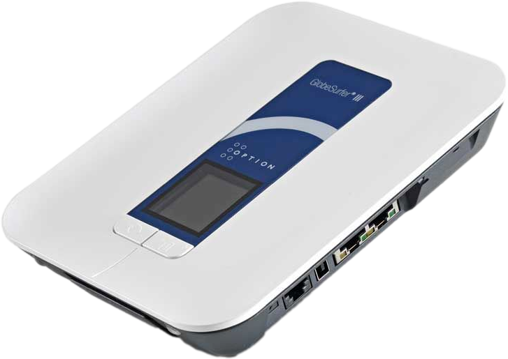 GlobeSurfer - Option NV UK mobile broadband router